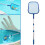 SWIMMING POOL DEBRIS LEAF SKIMMER THREE WAY TELESCOPIC 4