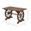 Outsunny Outsunny Outdoor Coffee Table Dining Table Patio Display Desk Natural 2