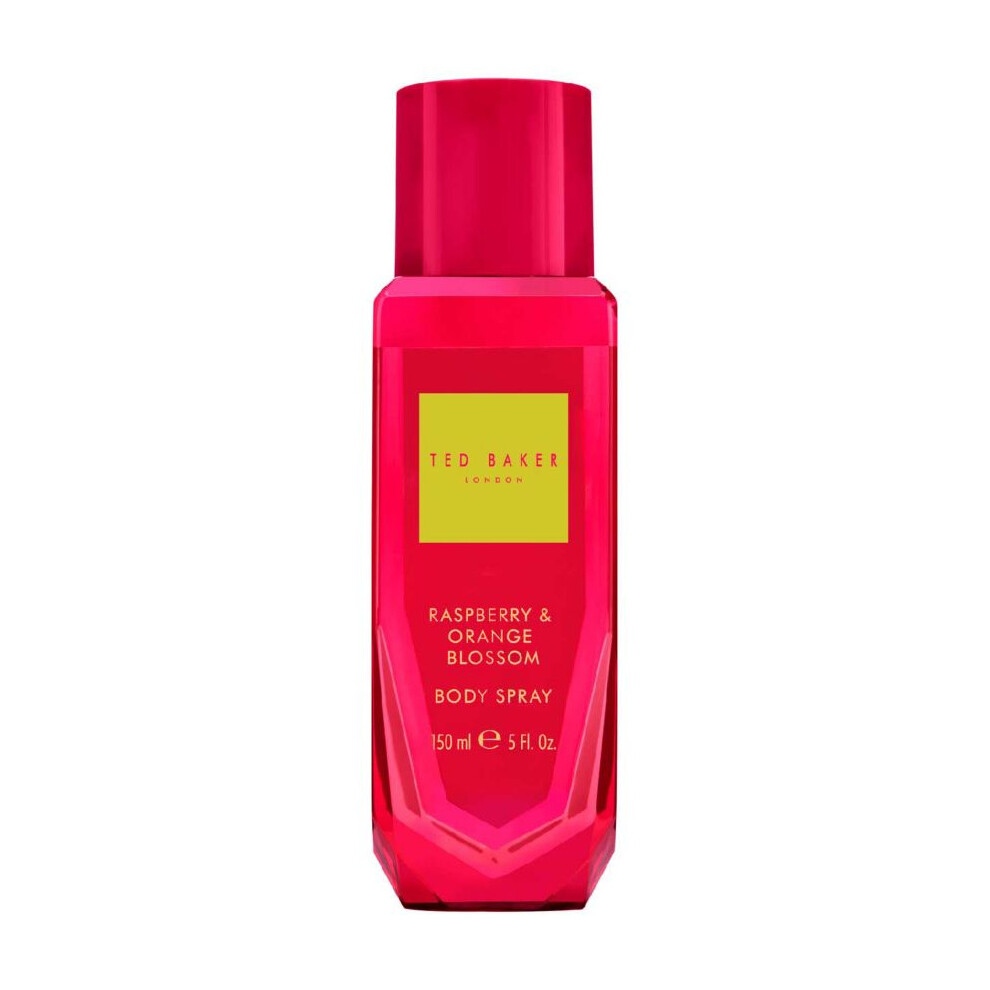 Ted Baker Raspberry & Blossom Body Spray 150Ml Orange