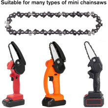 4 Zoll Mini Drive Links Kettensäge Sägekette Teile Werkzeug Kettensägeblatt