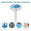Digital Solar Powered Outdoor Floating Waterproof Rainproof Pool SPA Thermometer 7