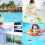 Digital Solar Powered Outdoor Floating Waterproof Rainproof Pool SPA Thermometer 3