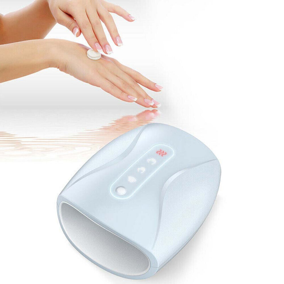 Electric Hand Palm Massager Heated Finger Apparatus Physiother Air Compression