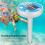 Digital Solar Powered Outdoor Floating Waterproof Rainproof Pool SPA Thermometer 6