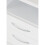 Nevada 2 Drawer 1 shelf Bedside In White Gloss Finish 6