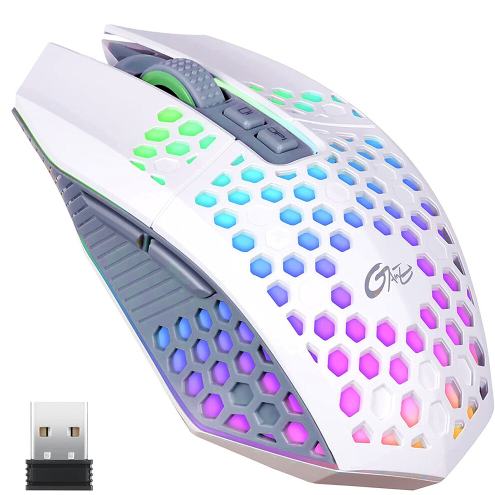 Combrite White (White) X8 Wireless Rechargeable Gaming Mouse