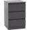 Seconique Elegant Malvern Grey 3-Drawer Bedside Tables (Pair) - 40 x 40 x 60 cm, Code 100-103-073 2