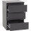 Seconique Elegant Malvern Grey 3-Drawer Bedside Tables (Pair) - 40 x 40 x 60 cm, Code 100-103-073 3