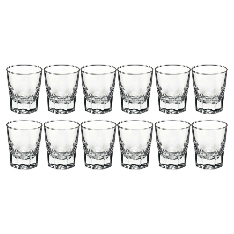 (12 Glasses) Bormioli Rocco Liquer Shot Glasses Vodka Whisky