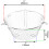 SPARES2GO UNIVERSAL CCTV Camera Guard / Security Light Round Cage Zinc Coated (11'' / 280mm) 7