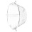 SPARES2GO UNIVERSAL CCTV Camera Guard / Security Light Round Cage Zinc Coated (11'' / 280mm) 6