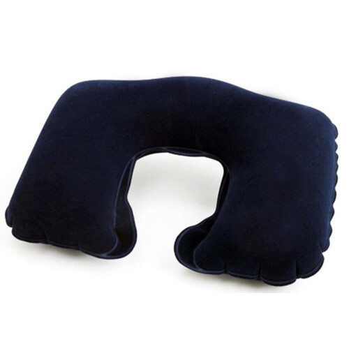 Hyfive - Travel Neck Pillow Inflatable Head Rest Cushion - Blue