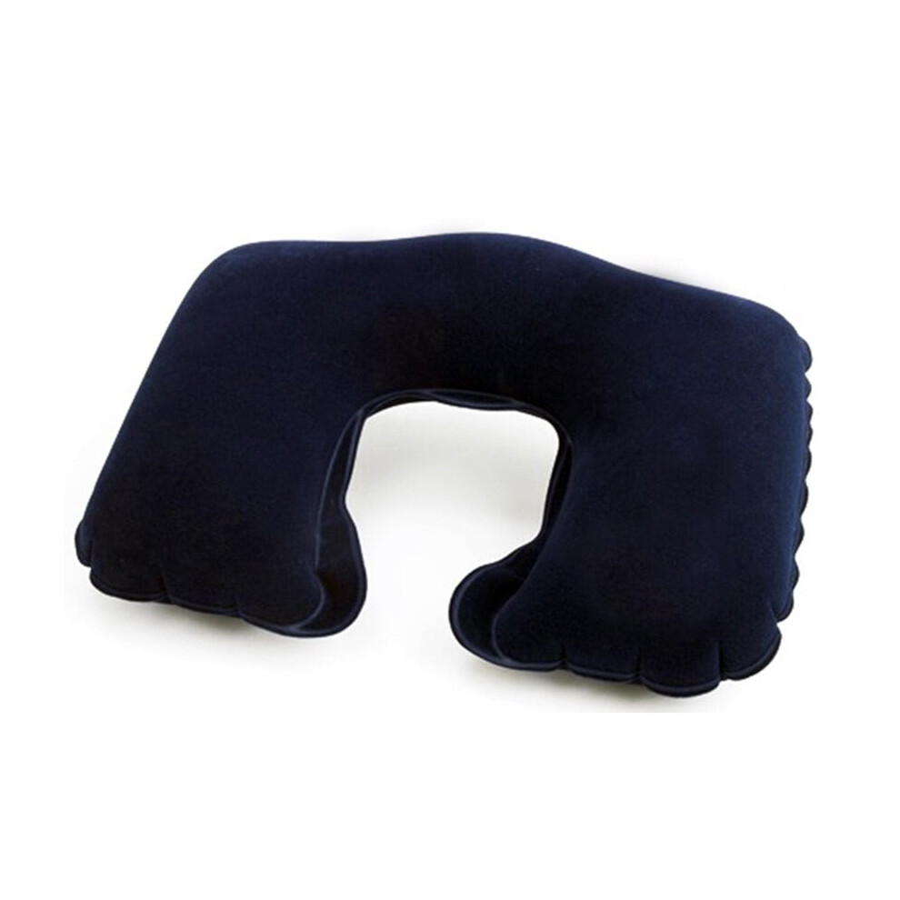 Hyfive - Travel Neck Pillow Inflatable Head Rest Cushion - Blue