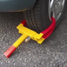 Wheel Clamp Caravan Trailer Car Van -Heavy Duty 2 Keys Supplied