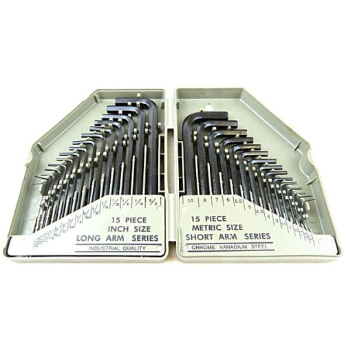 Hex Key Set 30pc Allen Set With Case