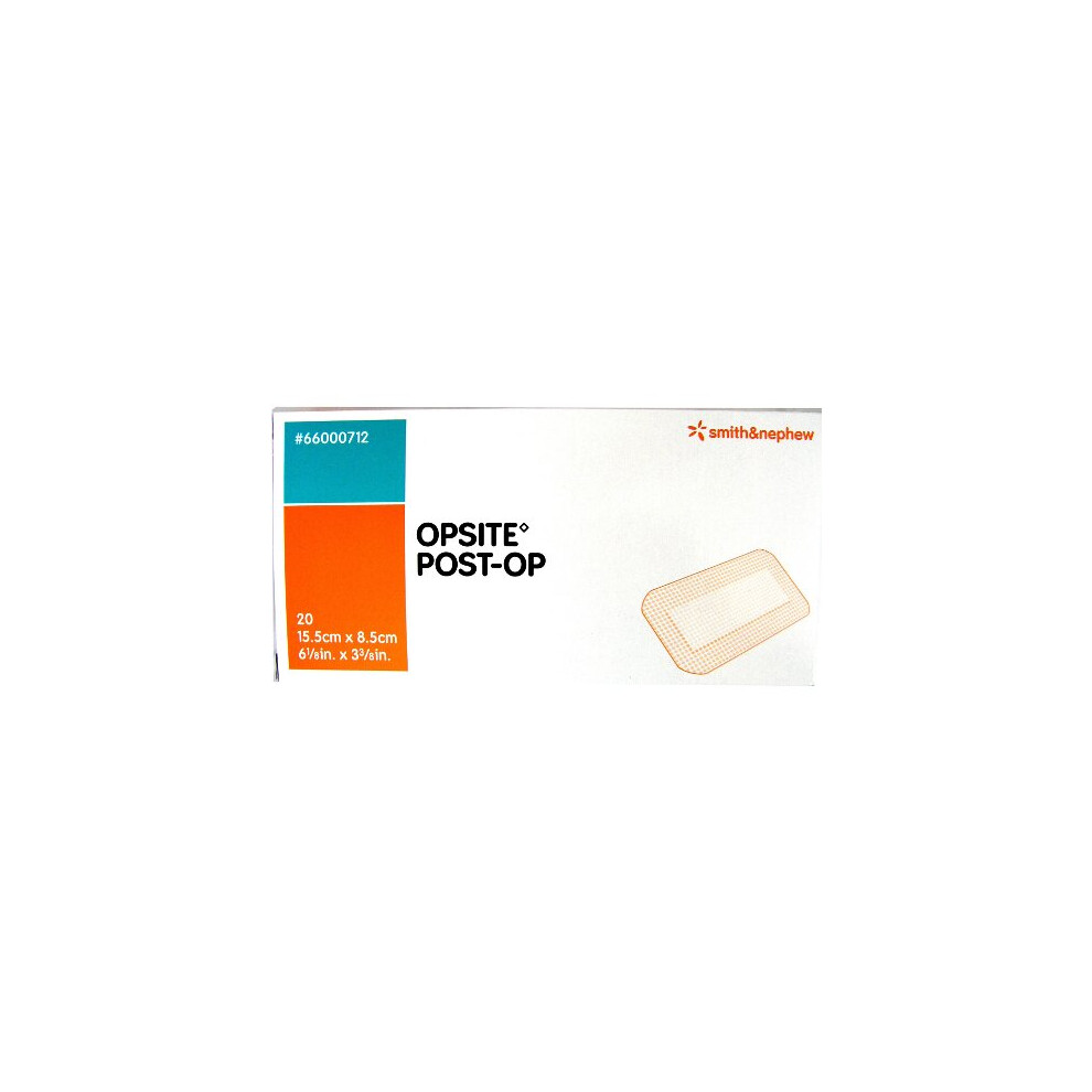 Smith & Nephew Opsite Post-Operative Dressing 15.5Cm X 8.5Cm - Pack Of 10 Single Dressings