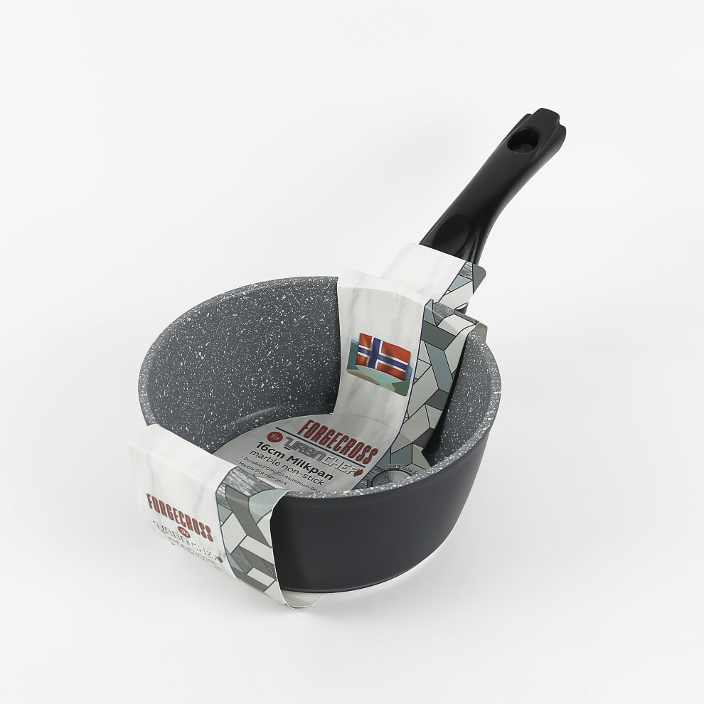 Urbn-Chef (16Cm Milkpan) Forged Aluminium Cooking Pots Pans Frying Pan Set