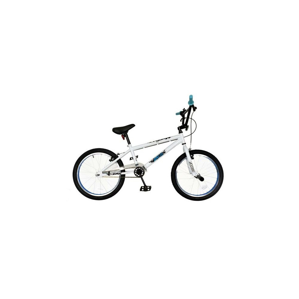 XN-13 20" Wheel Kids BMX Single Speed White Black Blue-image-OPC-P8SJDMG-NEW