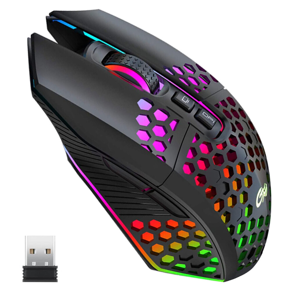 Combrite Black (Black) X8 Wireless Rechargeable Gaming Mouse