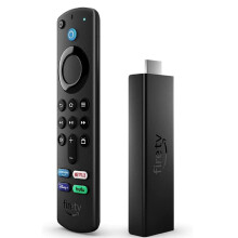 Amazon Fire TV Stick 4K Max with Wi-Fi 6, Dolby Vision, HDR, Dolby Atmos, Live View PiP, Alexa Voice Remote (International Version)