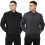 True Face (Black, M) Mens Lightweight Jacket Full Zip Multi Pocket Coat 1