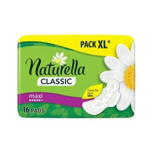 NATURELLA Kamille Classic maxi bind 16 stk.