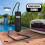 Gymax C-stand Hanging Swing Stand Hammock Egg Chair Frame Height Adjustable 7