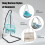 Gymax C-stand Hanging Swing Stand Hammock Egg Chair Frame Height Adjustable 3