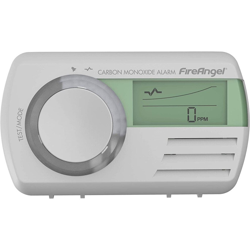 Fireangel CO-9D Digital Sealed for Life Carbon Monoxide Alarm, White