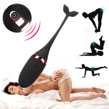 (Black) Sex Wireless Cordless Rechargeable Bullet Egg love Vibrator Women love toys