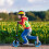 Gymax Folding Kick Scooter 2 Flash Wheels Scooter W/ Adjustable Handlebar Kids Adults 8