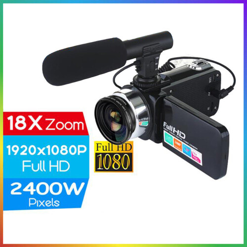 Digital Video Camcorder YouTube Vlogging Camera Microphone Recorder 1