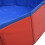 VidaXL vidaXL Red Foldable PVC Dog Swimming Pool 6
