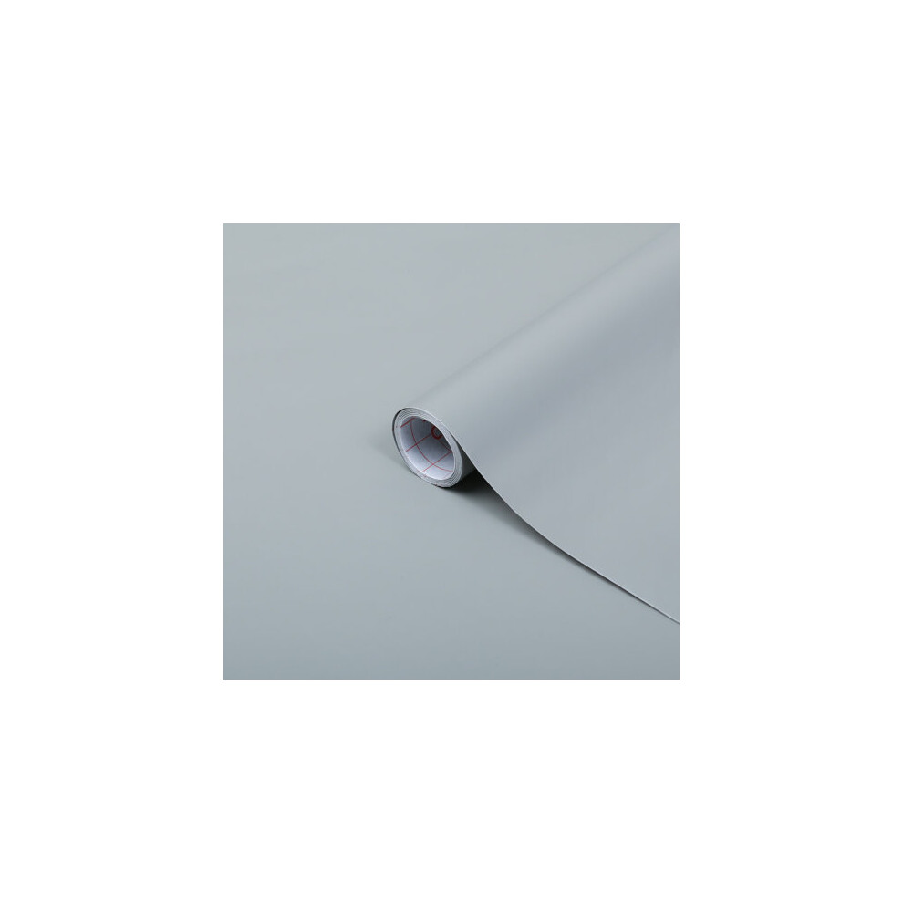 (67.5cm, 1m) MATT GREY sticky back plastic vinyl wrap film