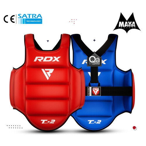 (L/XL) RDX Boxing Chest Guard Reversible, Body Protector 1
