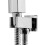 EcoSpa Brass Shower Wall Elbow Outlet SQUARE with Hose and Handset Chrome 3