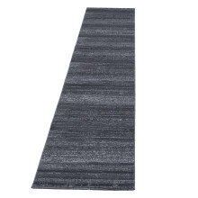 (Grey, 80 x 300 cm (2'6''x10') Runner) Modern Plus 8000 Plain Beige Pink Grey Rug Hallway