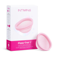 Intimina Ziggy Cup 2 - New Ultra-Thin Flat-Fit Menstrual Disc (Size A)