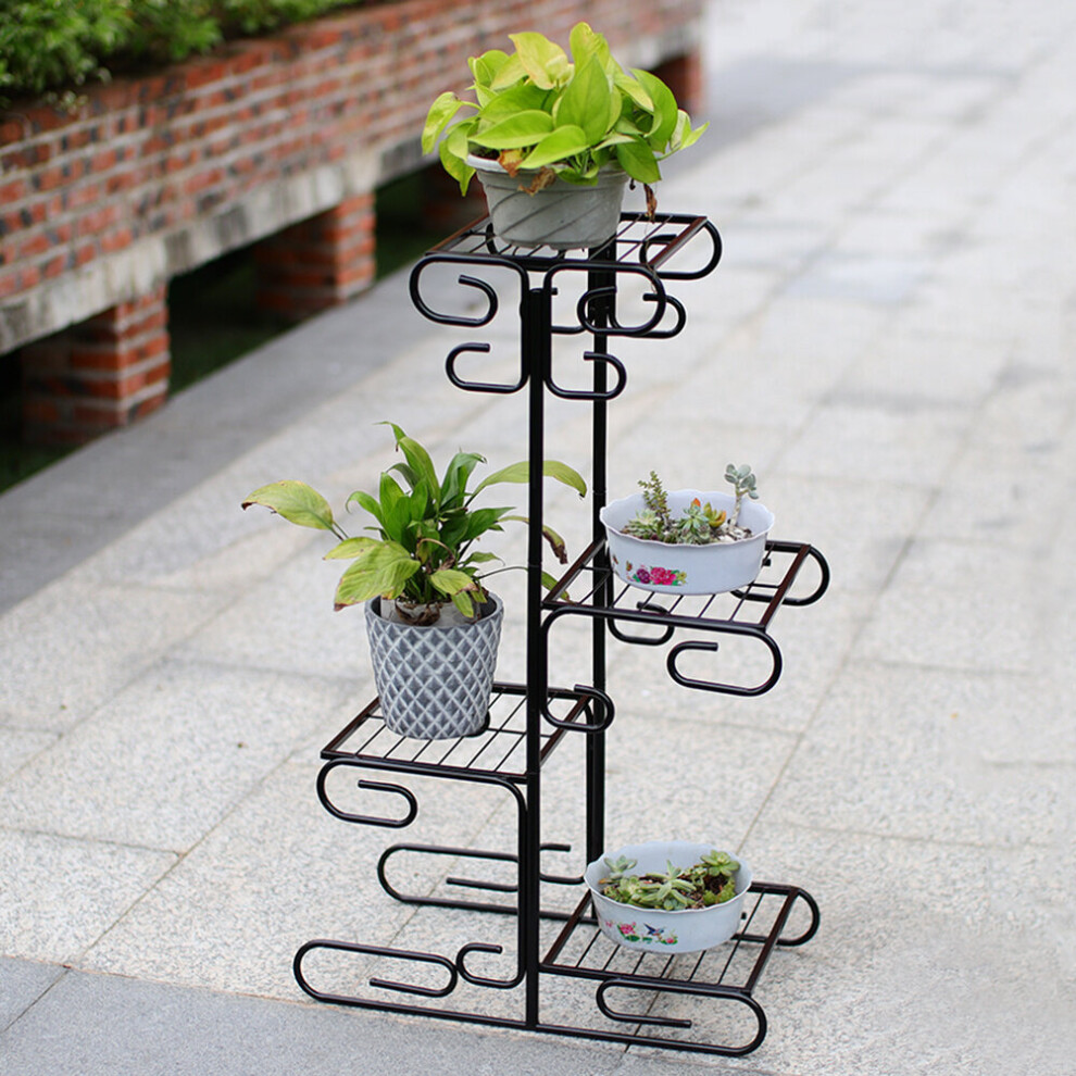 4 Tier Plant Stand Display Shelf Flower Pot Holder Rack