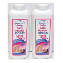 2 x Cotton Tree Baby Body Powder 100% Talc Free 280g
