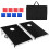 Gymax Foldable Solid Aluminum Board Cornhole Bean Bag Toss Game Set Sandbag Sports Fun 13