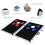 Gymax Foldable Solid Aluminum Board Cornhole Bean Bag Toss Game Set Sandbag Sports Fun 3