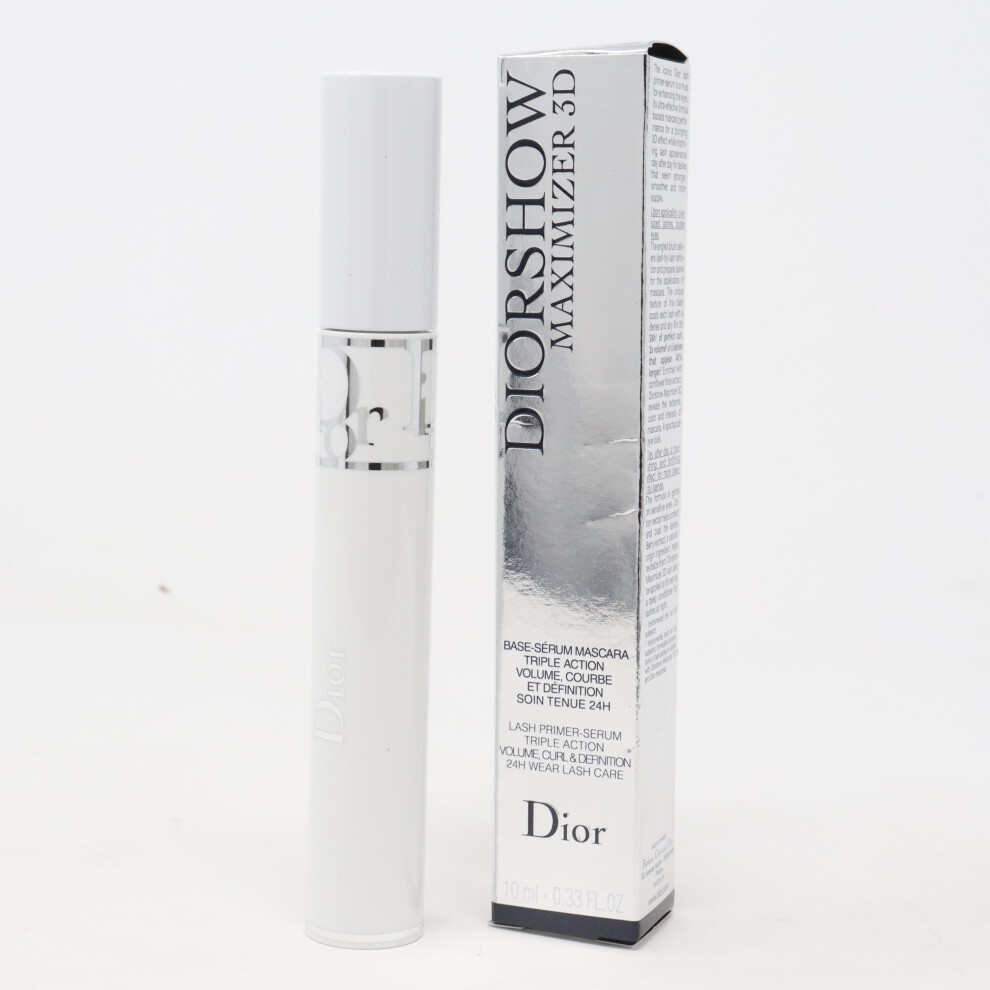 Dior Diorshow Maximizer 3D Lash Primer-Serum mascara 0.33oz/10ml New With Box