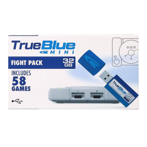 (FIGHT PACK) True Blue Mini-PlayStation Classic PS1 Multi Best Games Included 2