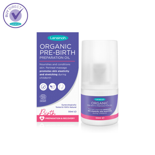 Lansinoh Organic Pre-Birth Preparation Oil - 50ml