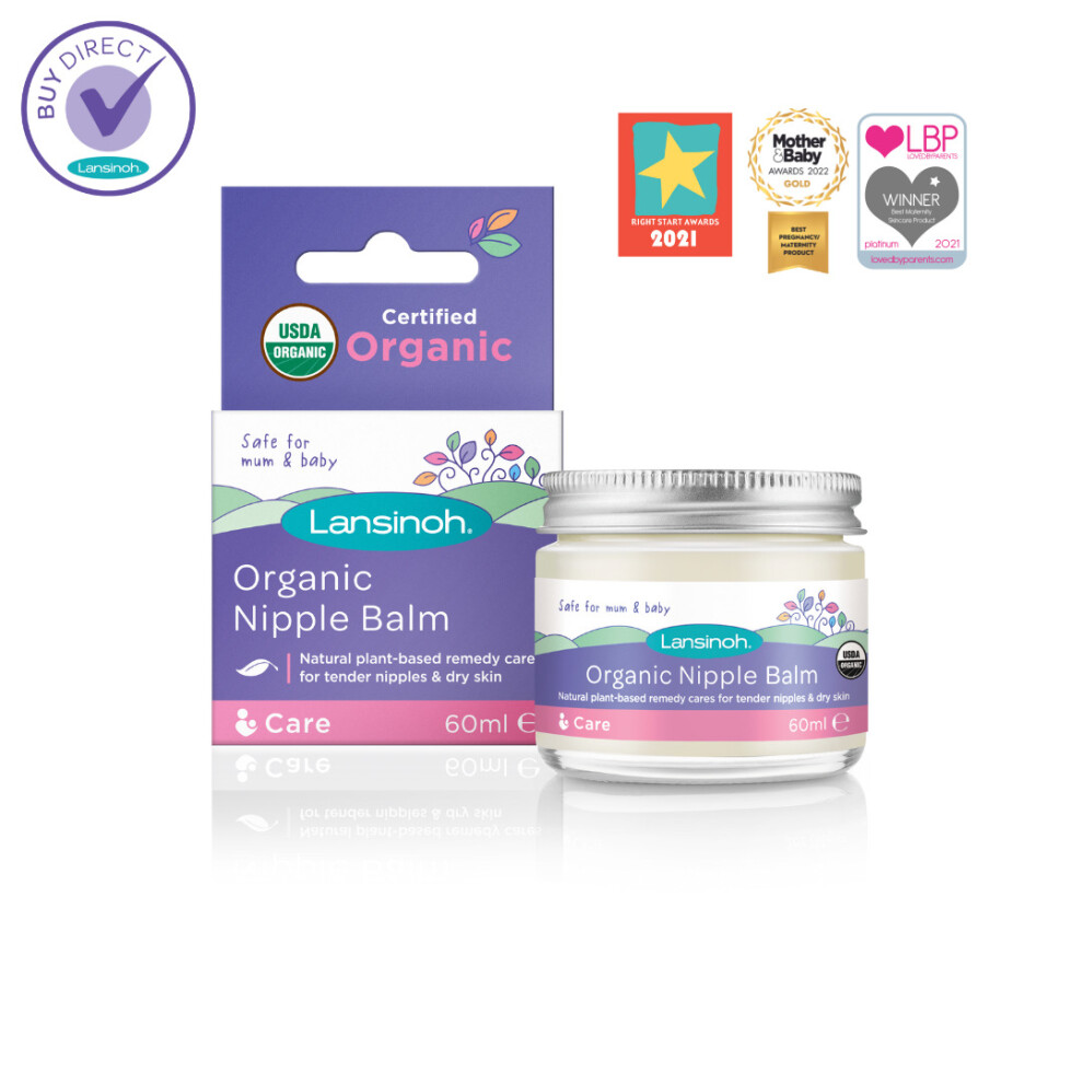 Lansinoh Organic Breastfeeding Nipple Balm 60ml