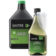 Hayter Lawnmower Oil 532ml + Fuel Treatment 355ml