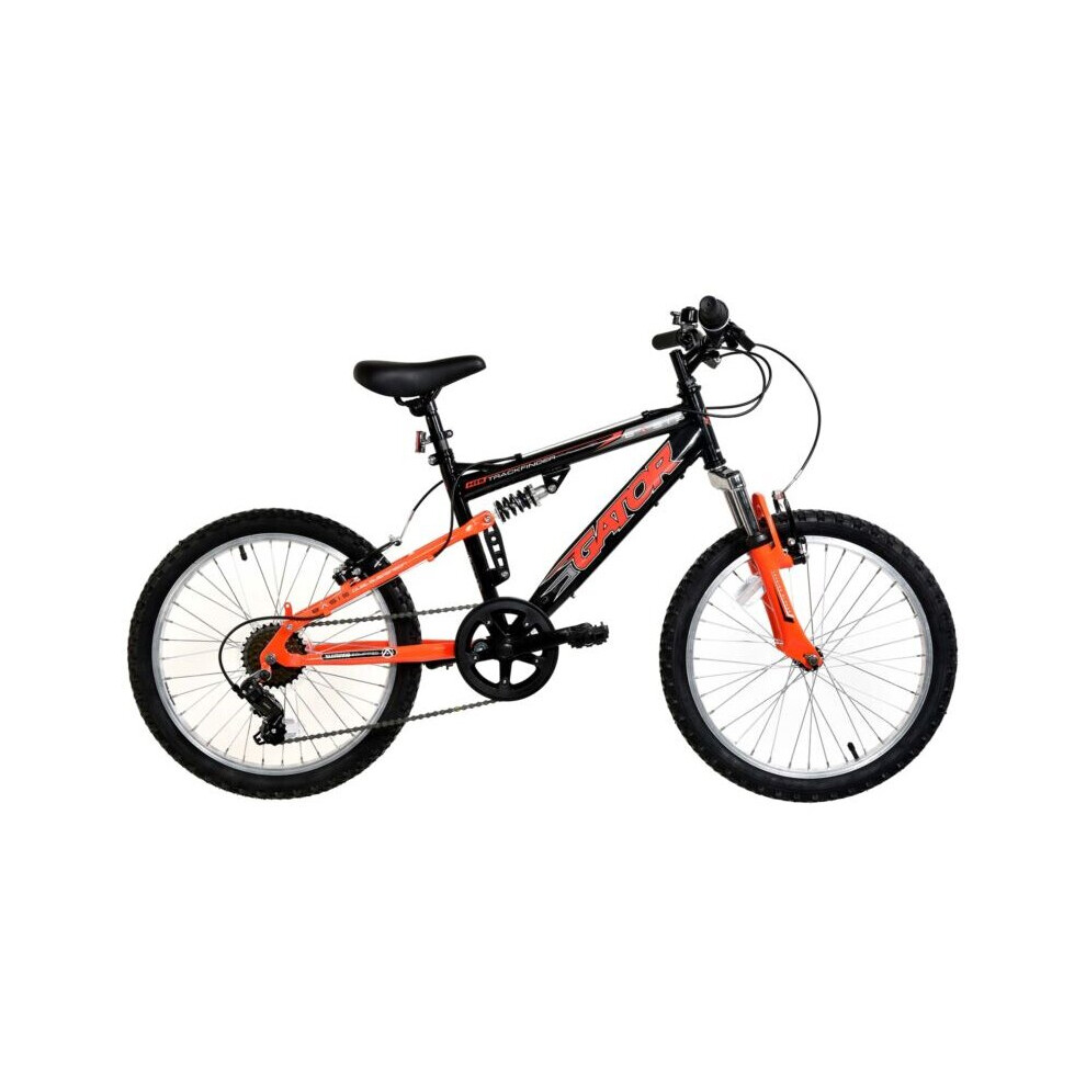 Gator Junior Full Sus Mountain Bike 20In Wheel