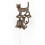 Homescapes Homescapes Brown Cat Cast Iron Door Bell 3