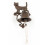 Homescapes Homescapes Brown Cat Cast Iron Door Bell 4